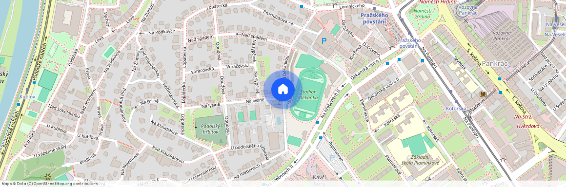 Pod Děkankou, Praha 4 - Nusle