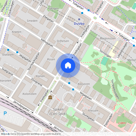 Centrala Sundbyberg, Stockholm, Fredsgatan 8