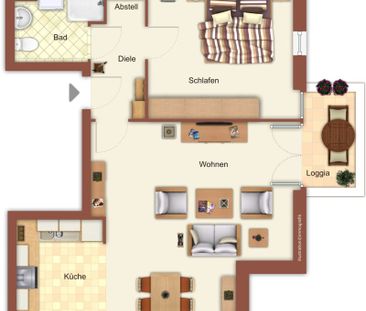 Demnächst frei! 2-Zimmer-Wohnung in Mönchengladbach Zentrum - Photo 1