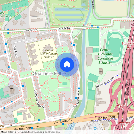 Via Passo Rolle, Milan, Lombardy 20134