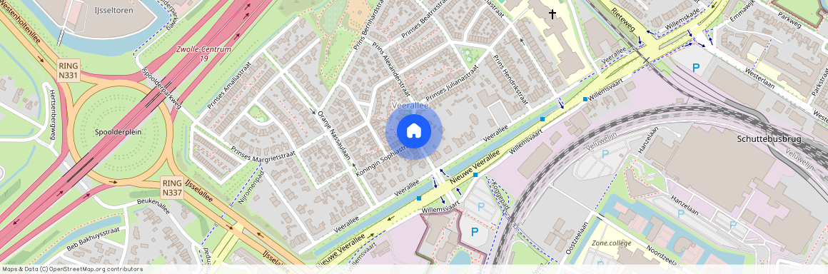 Veerallee, 8019 AS, Prinses Julianastraat, Zwolle