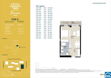 Urbanes Wohnen mit Rooftop Pool, Spa & Skylineblick – TOWER HOMES im V22 - Foto 5