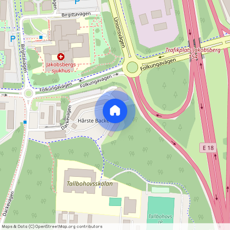 Dackevägen, Järfälla