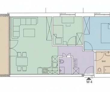 Harmonische 2-Zimmer-Terrassenwohnung in Lustenau zu vermieten! - Photo 4