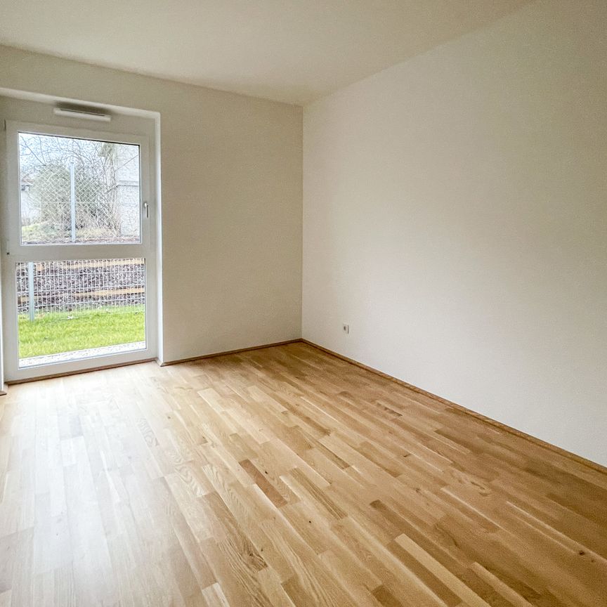 Geförderte 3-Zimmer-Wohnung mit Tiefgaragenparkplatz und Loggia in Gallspach. Erstbezug! - Foto 1