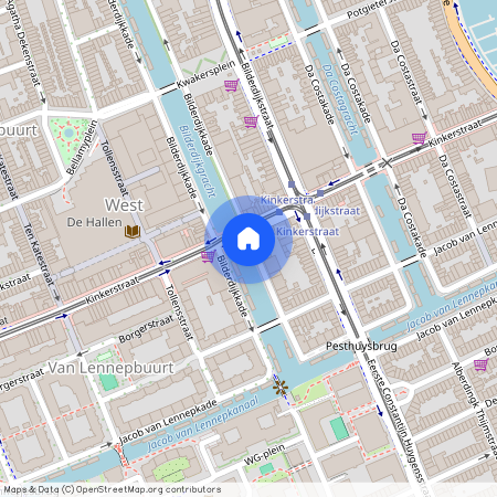 Van Lennepbuurt, 1053 VK, Bilderdijkkade, Amsterdam