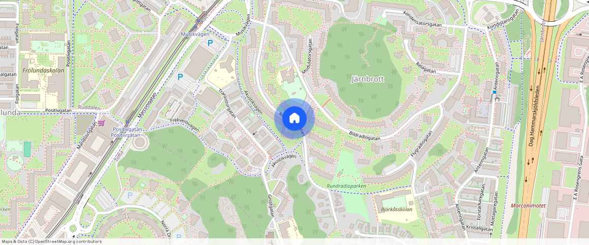 Rundradiogatan, Västra Frölunda