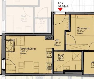 10m² große TERRASSE!!! Top-moderne DG-Wohnung nahe Akademiepark - Foto 6