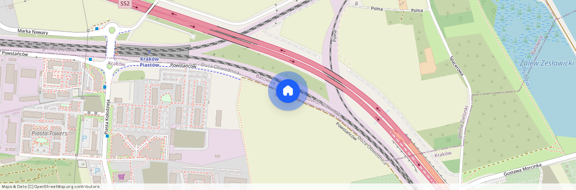 ul. Powstańców, Mistrzejowice, Mistrzejowice, Kraków, małopolskie