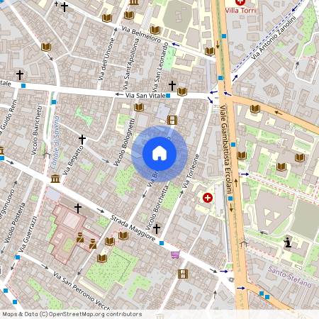 Via Broccaindosso, Bologna, Emilia-Romagna 40125