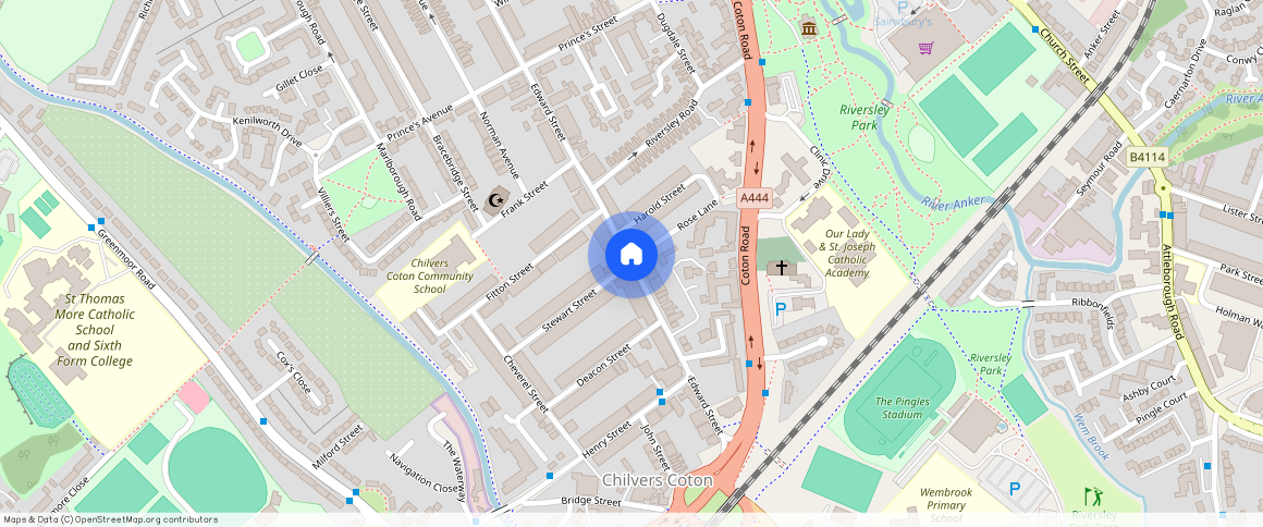 Edward Street, Nuneaton, CV11