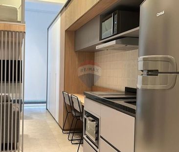 Alugue apartamento luxo 30 m2 com mezanino pé direito alto, mobiliado - Photo 5