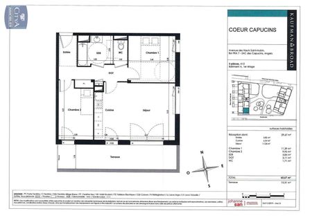 Location Appartement 3 pièces 60m² ANGERS 49100 - Photo 5