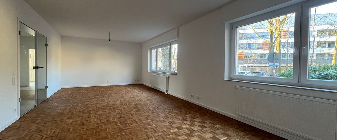 Moderne Erdgeschosswohnung mit separatem Büro am Stadtpark in Gütersloh - Foto 1