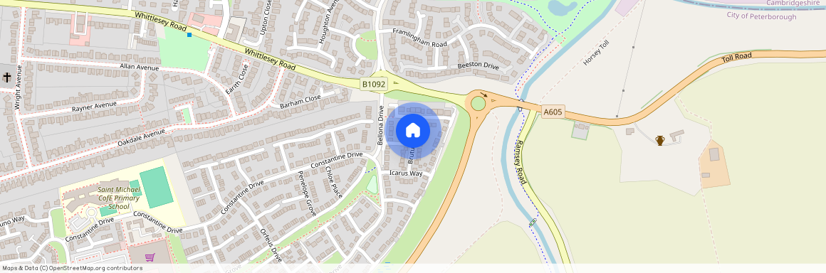 Brutus Close, Peterborough, Cambridgeshire, PE2
