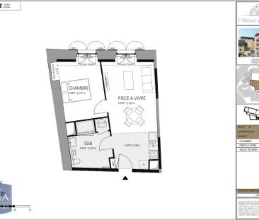 Appartement à louer 2 pièces 41.23m² - Photo 6