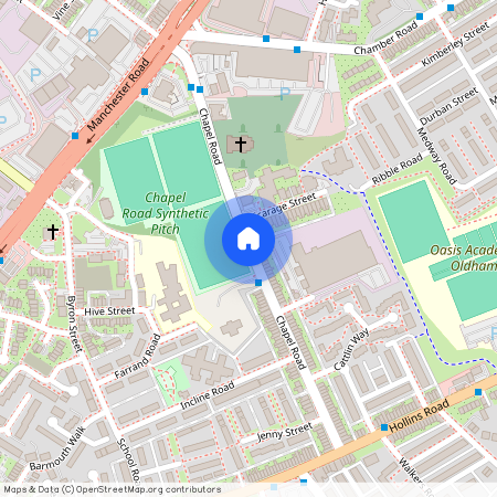 Chapel Road, Oldham, Greater Manchester, OL8