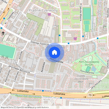 ul. Dobrego Pasterza, Prądnik Czerwony, Prądnik Czerwony, Kraków, małopolskie