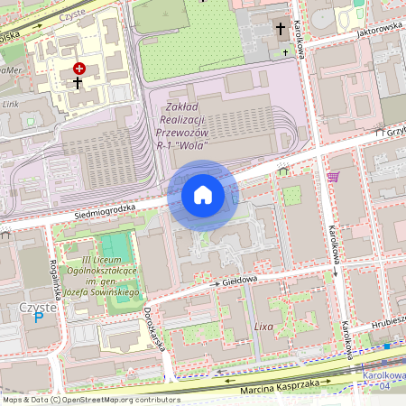 ul. Siedmiogrodzka, Czyste, Wola, Warszawa, mazowieckie