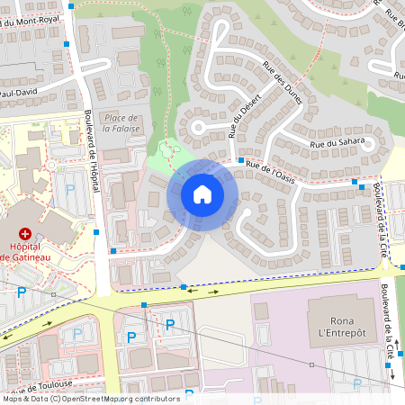 888 Rue de l'Oasis, J8R 3N8, Gatineau (Gatineau) (Hôpital, Val-Boisée)