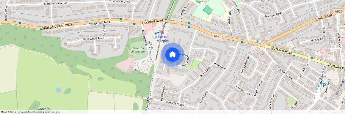 Buxton Road, High Lane, Stockport, Greater Manchester, SK6
