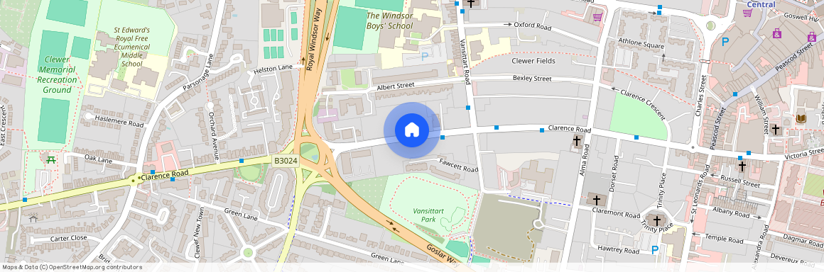 Pavilions, SL4, Clarence Road