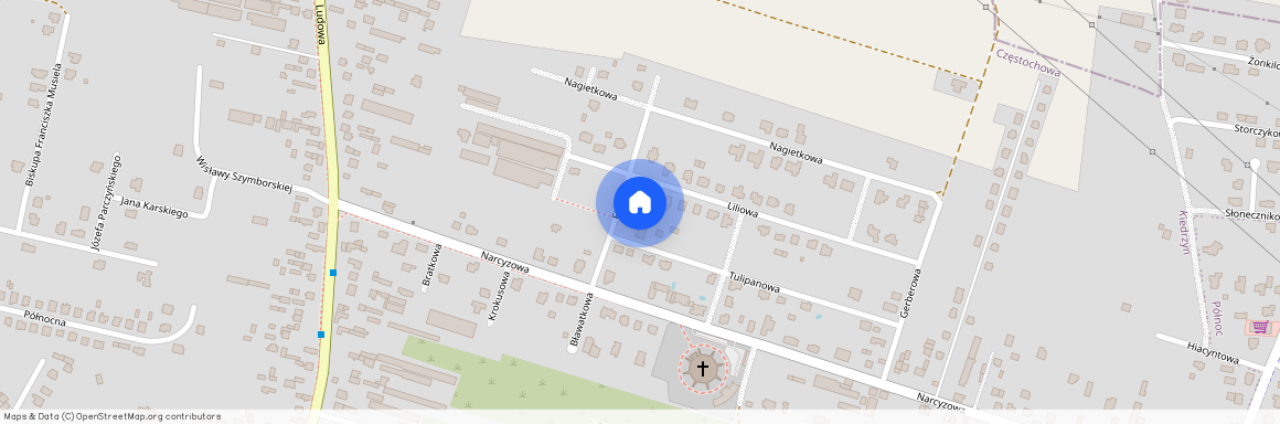 Fiołkowa 8B, Częstochowa, Kiedrzyn