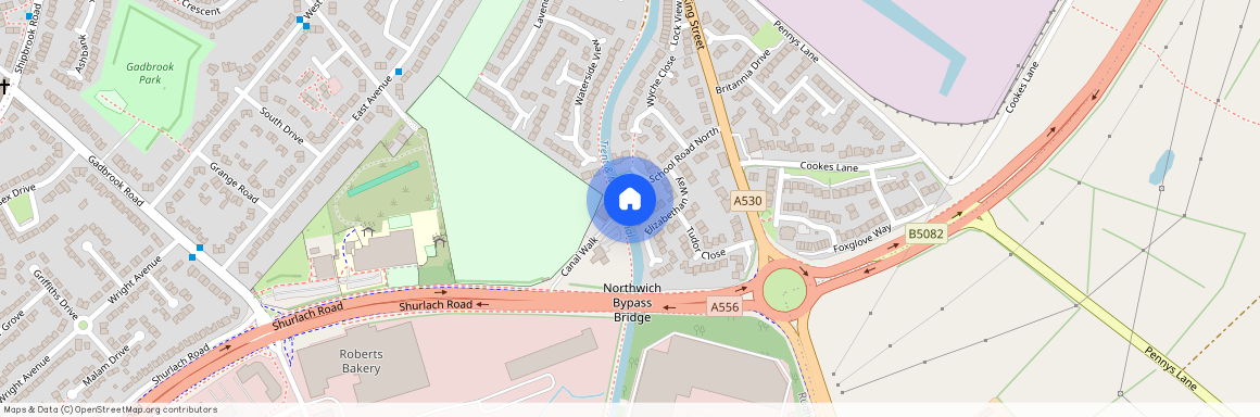 Canal Walk, Rudheath, Northwich, CW9