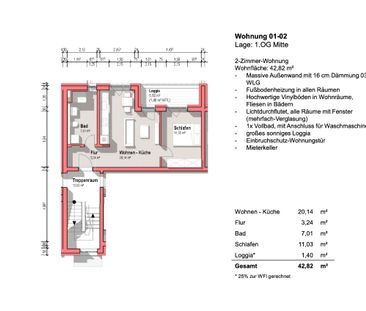 Hochwertige 1,5 Zimmerwohnung in Lörrach - Photo 1