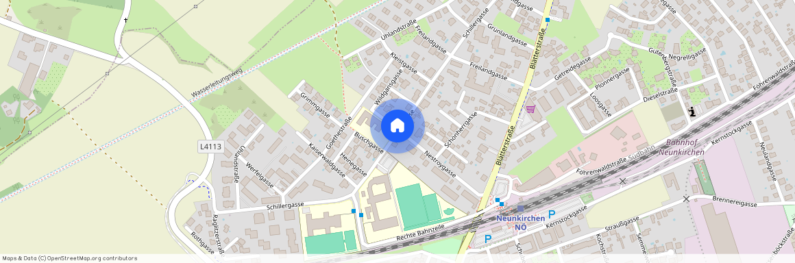 2620 Neunkirchen, Schillergasse 4, Stg. 2+4