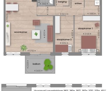 Te huur: Appartement Loevesteinlaan in Den Haag - Foto 2