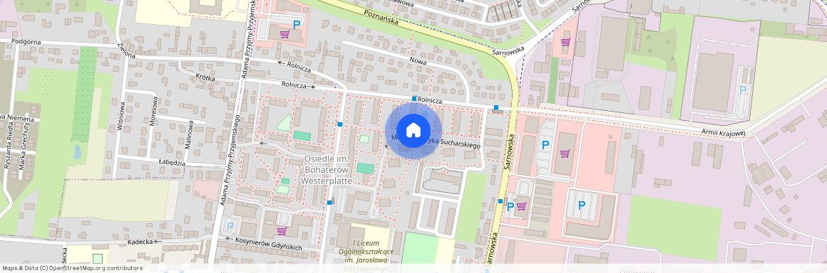 ul. mjr. Sucharskiego, Rawicz, Rawicz, rawicki, wielkopolskie