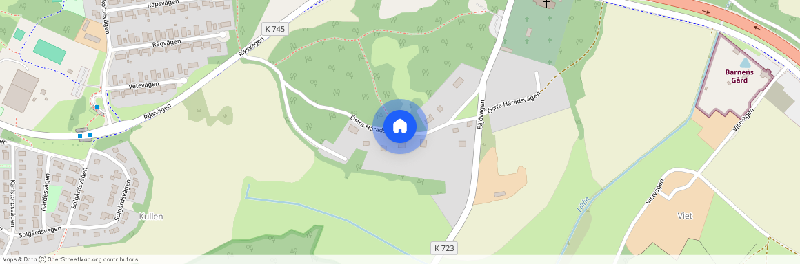 Östra Häradsvägen, Lyckeby