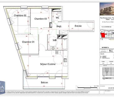 Location Appartement 4 pièces 79m² LE HAVRE 76600 - Photo 2