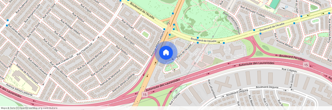 10150 Place de l'Acadie, app.1007, Montréal (Ahuntsic-Cartierville) (Nouveau Bordeaux), H4N 0C5