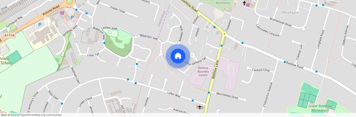 Rosseter Close, CM2