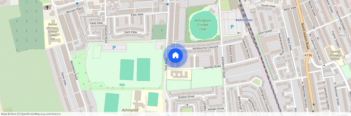 Arundel Square, Ashington, Northumberland, NE63