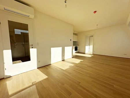 AUGARTEN-NÄHE, ERSTBEZUG, klimatisiertes 52 m2 Dachgeschoss, 2 Zimmer, Komplettküche, Duschbad, Parketten, Brigittenauer Lände - Photo 3