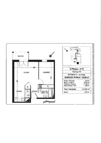 Location Appartement 2 pièces 41m² DOUAI 59500 - Photo 4
