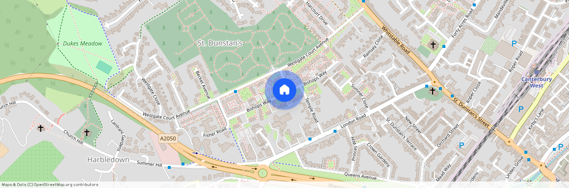 Bishops Way, Canterbury, Kent, CT2