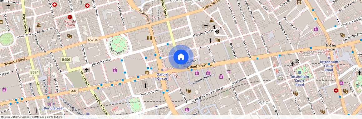 Mortimer Street, Oxford Circus, W1W
