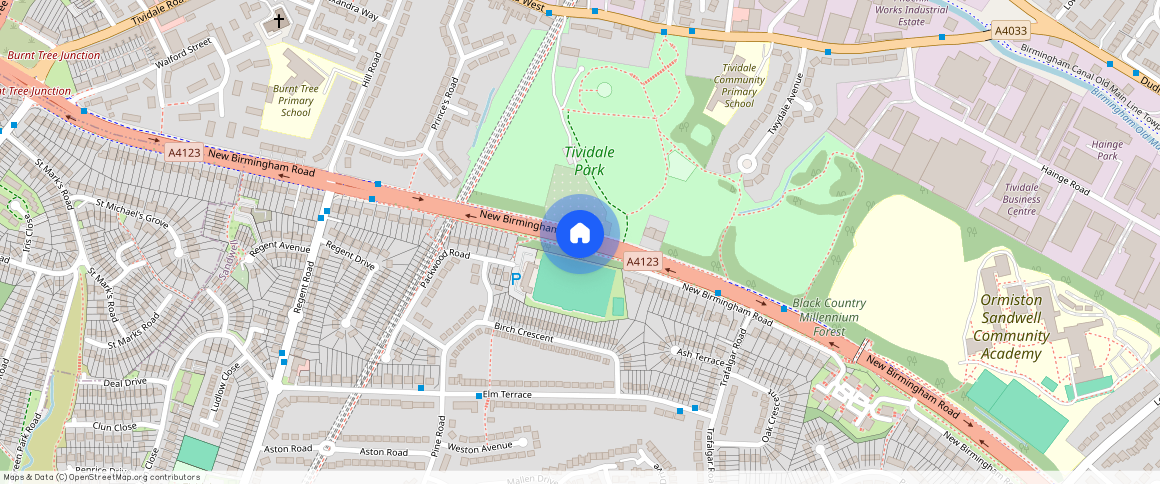 New Birmingham Road, Tividale, Oldbury, B69