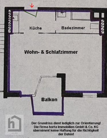 Kernsanierte 1-Zimmer Wohnung im KN-Paradies - Foto 5