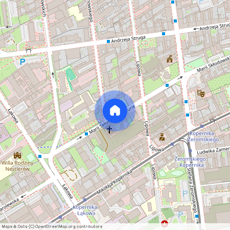 ul. Marii Skłodowskiej-Curie, Stare Polesie, Polesie, Łódź, łódzkie