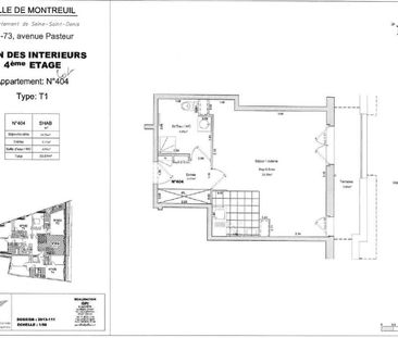location Appartement T2 DE 33.61m² À MONTREUIL - Photo 1