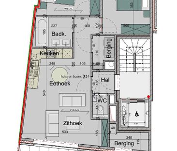 Recent appartement in centrum Oostnieuwkerke met 2 slaapkamers - Photo 1