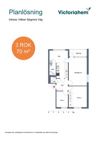 Håkan Sjögrens väg 9 A - Foto 2