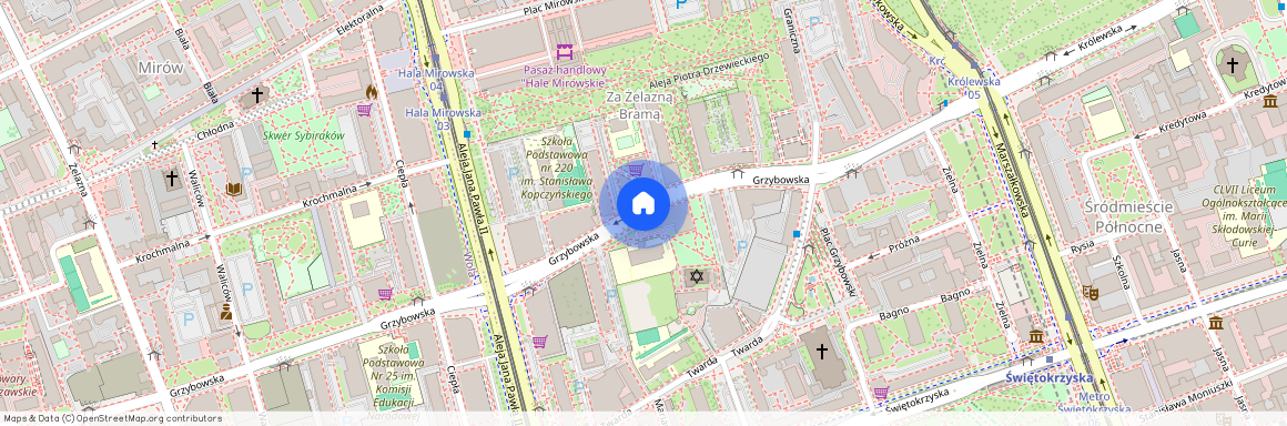 ul. Grzybowska, Śródmieście Północne, Śródmieście, Warszawa, mazowieckie