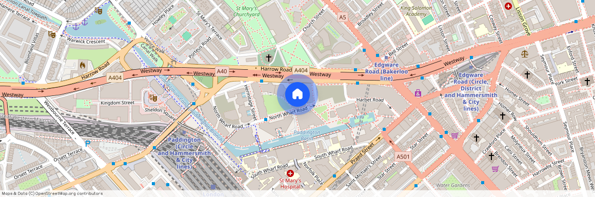 Paddington Gardens, North Wharf Road, W2