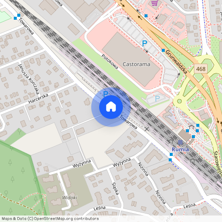 ul. Towarowa, Rumia, wejherowski, pomorskie